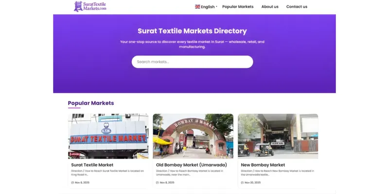 How SuratTextileMarkets.com is Helping Buyers Find the Right Textile Market in Surat